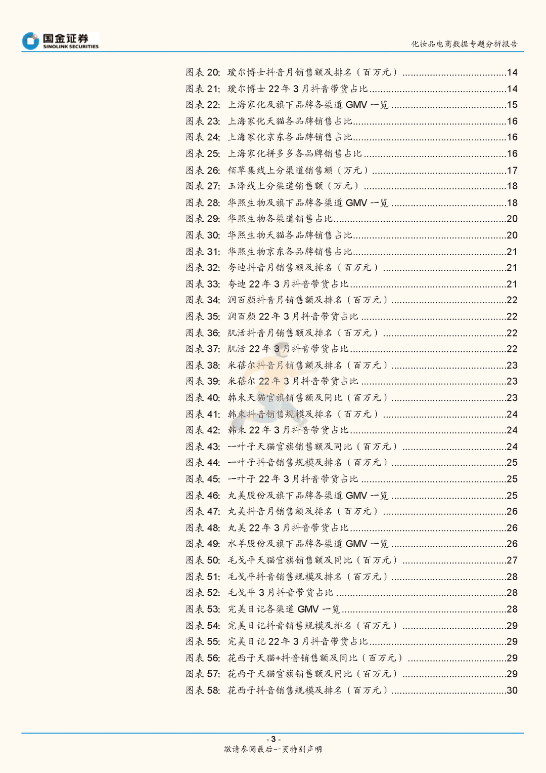 化妆品行业电商数据专题分析报告：3月美妆电商增长平稳，头部品牌持续靓丽(图3)