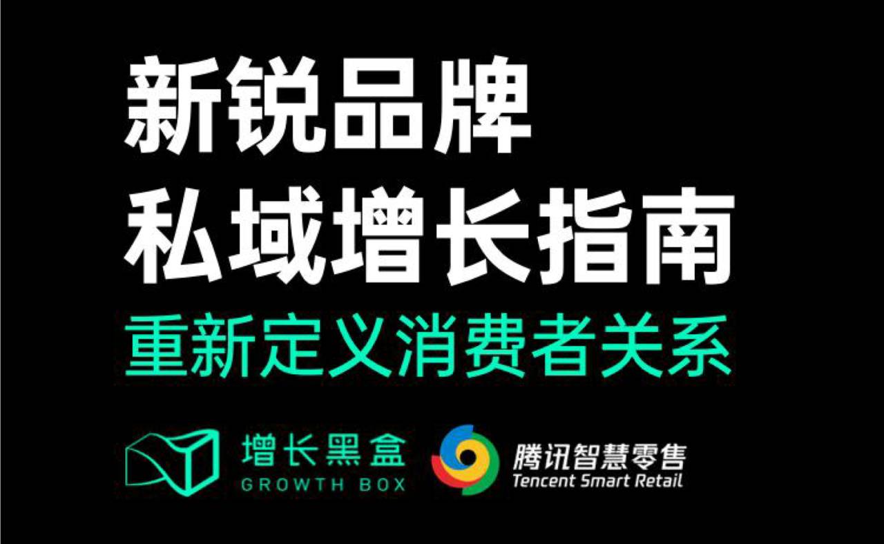 增长黑盒-新锐品牌私域增长指南，重新定义消费者关系