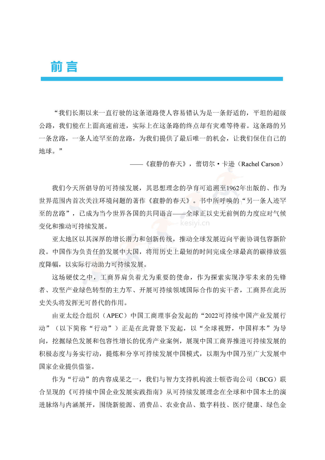 APEC&BCG:可持续中国企业发展实践指南(2022) APEC&BCG:可持续中国企业发展实践指南(2022)