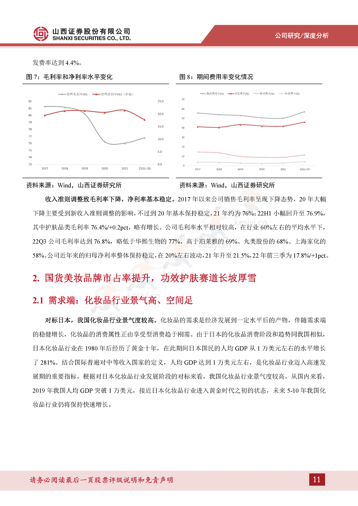 成分技术支撑品牌优势，树立敏感肌护肤专业形象-山西证券&贝泰妮