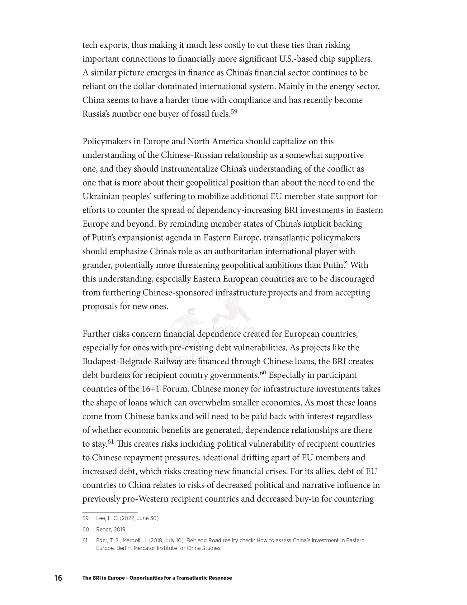 "一带一路"倡议在欧洲:俄乌战争期间跨大西洋应对的机会(英)-哈佛 "一带一路"倡议在欧洲:俄乌战争期间跨大西洋应对的机会(英)-哈佛