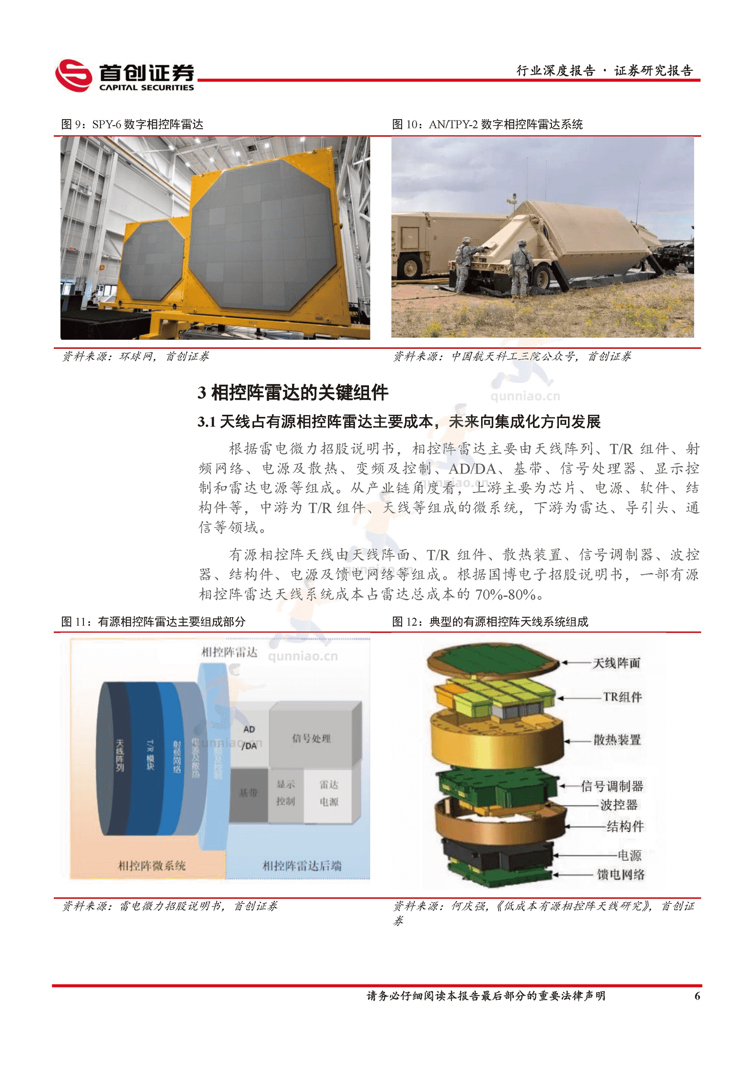 国防军工行业深度报告:国防装备更新换代,有源相控阵雷达替代潮流涌起-首创证券 国防军工行业深度报告:国防装备更新换代,有源相控阵雷达替代潮流涌起-首创证券