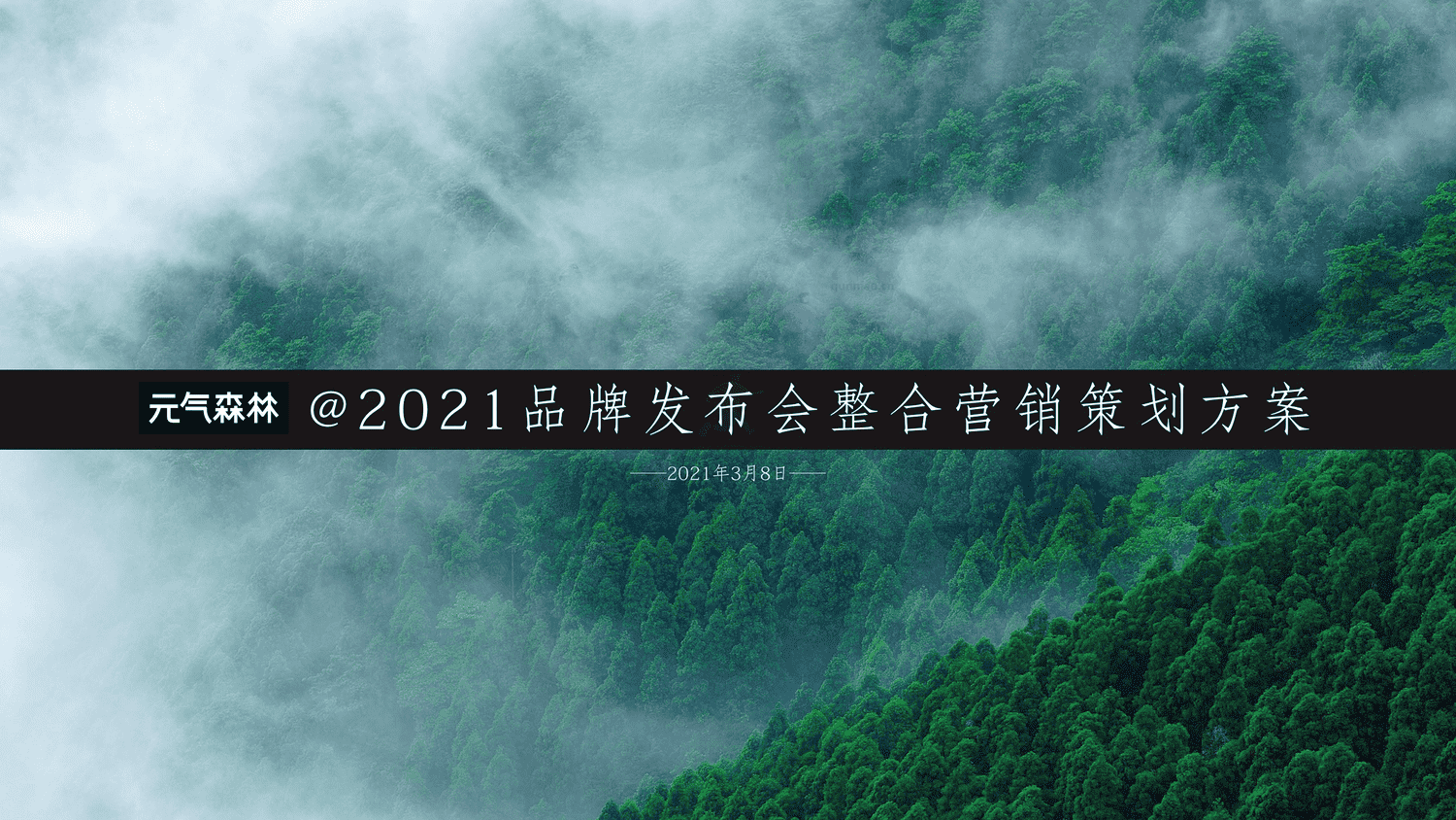 元气森林2021品牌发布会整合营销策划方案 元气森林2021品牌发布会整合营销策划方案